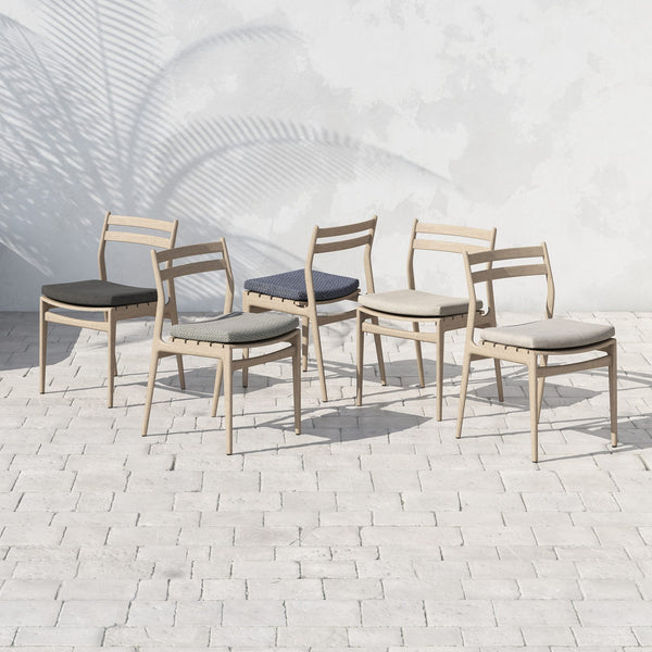 Atherton Outdoor Dining Chair In Brown/Sand