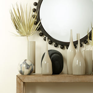 Pixie Decorative Glass Vases (set of 3), White
