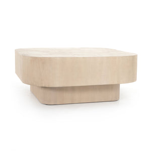 Blanco Coffee Table In Bleached Burl