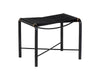 RIZ STOOL - BLACK LEATHER