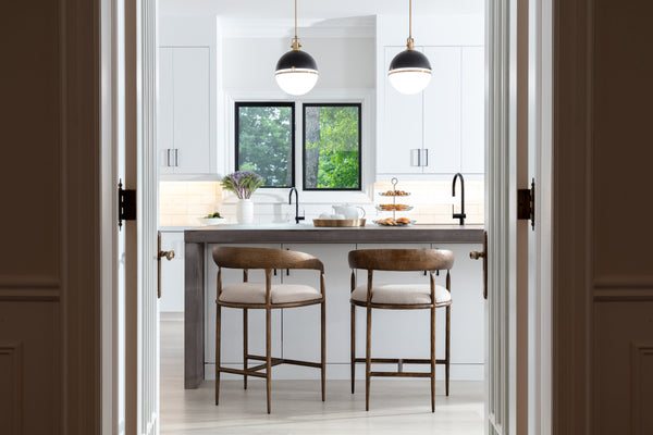 ZANATTA COUNTER STOOL - ZENITH TAUPE GREY