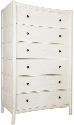 Hampton Tall Boy, White Wash