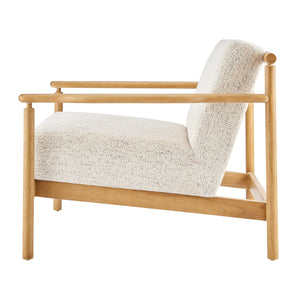 Arnold Chenille Accent Arm Chair, Concord Cream