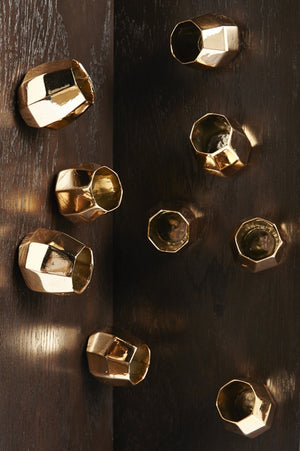 Barnacle Wall Play, Electroplated Gold