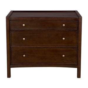 Hampton Side Table Hand Rubbed Brown