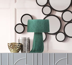 Atolla Emerald Tassel Table Lamp
