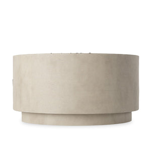 Damian Outdoor Fire Table In Natural Concrete