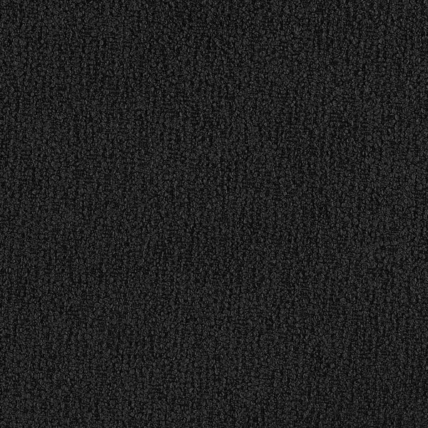 Carlese Boucle Small Ottoman, Palladian Charcoal