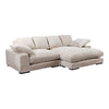 Moe's Plunge Sectional Tan with Flip Chaise