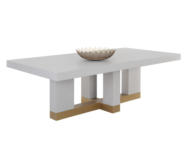 GRECO DINING TABLE - GAUNTLET GREY - 94.5"