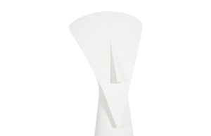 Cycladic Head, Sculpture, Triangle, White Stone