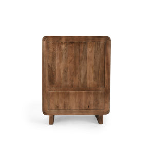 Holmes Mango Wood Bar Cabinet - Artisan Brown