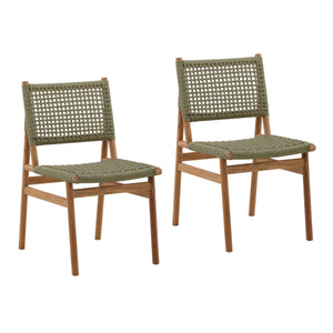 Hollis Outdoor Dining Chair Set of 2