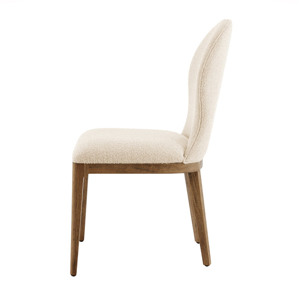Eldoris Boucle Dining Side Chair, Palladian Beige