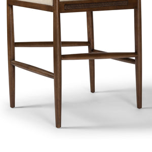 Costera Bar Stool In Antwerp Natural And Almond And Vintage Cross Woven Cane