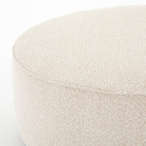 Sinclair Large Round Ottoman in Knoll Natural