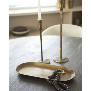 Payson 18.0L x 8.5W x 0.8H Aluminum Candle Tray
