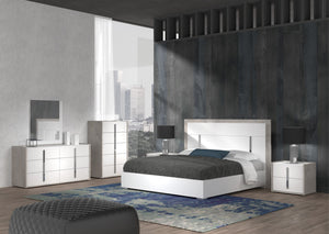 Ada Premium Chest in Cemento/Bianco Opac