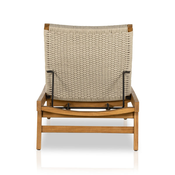 Delano Outdoor Chaise - Ivory Rope