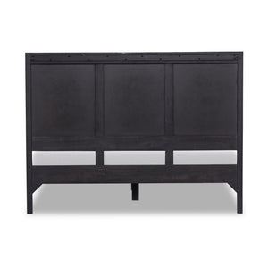 Sydney Queen Bed - Black Wash