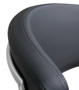 Cosmo Black Stainless Steel Barstool