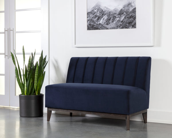 KOSOVO BANQUETTE - BROWN - ABBINGTON NAVY