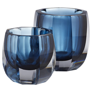 Small Azure Oppulence Vse in Blue/Clear