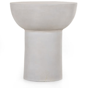 Searcy End Table In Textured Matte White
