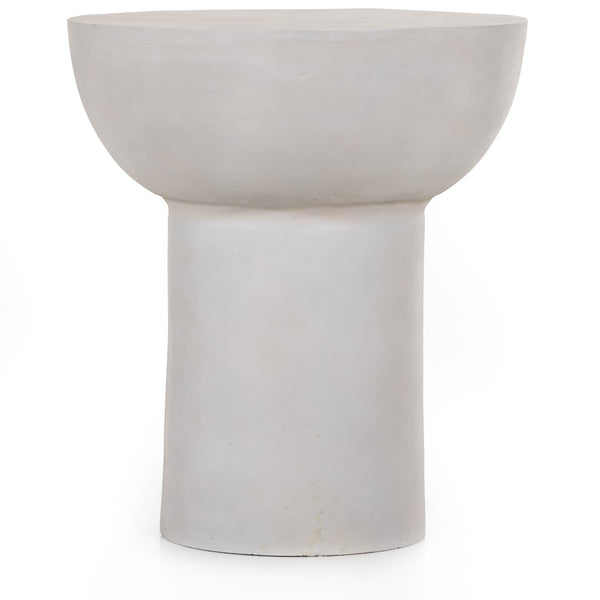 Searcy End Table In Textured Matte White