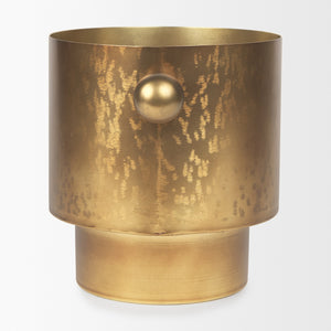 Juno 8.5H Large Gold Iron Vase