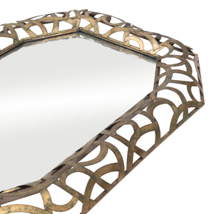 Kin Mirror Antique Gold