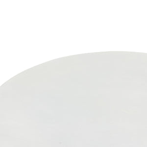 Basil Outdoor Coffee Table In Matte White