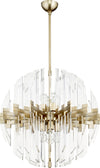 Zion 27" 6Lt Sphere In Aged Brass
