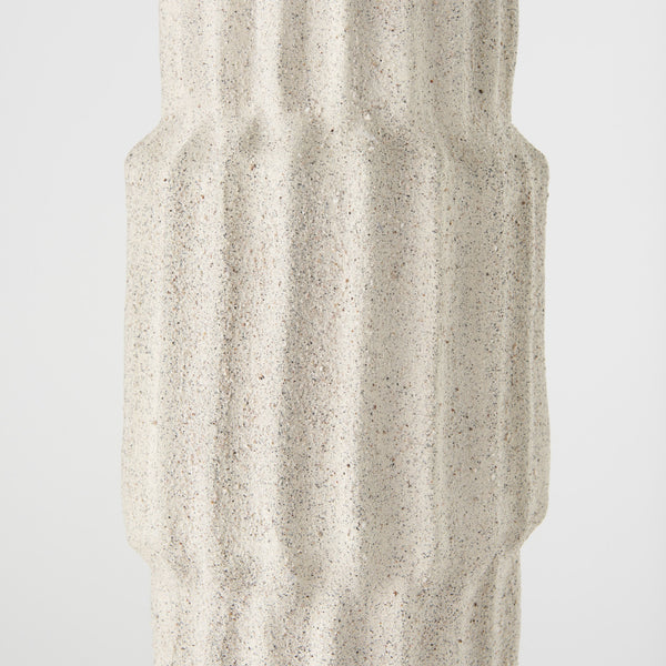 Cardon 23.0H Cream Ceramic Vase