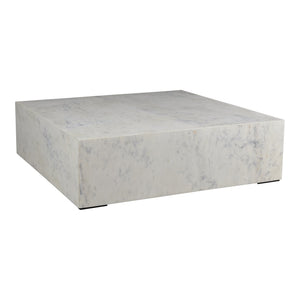 Moe's Nash White Marble Coffee Table