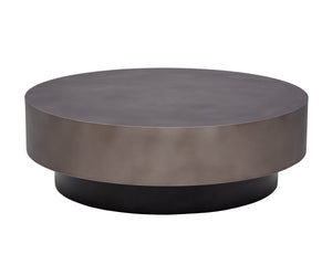 BERNABY COFFEE TABLE - GUNMETAL