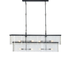 Meredith Linear Chandelier in Clear