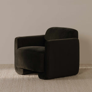 Moe's Fallon Accent Chair in Shadow Grey