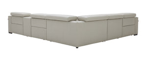 Killian Motion Sectional in Silver Grey