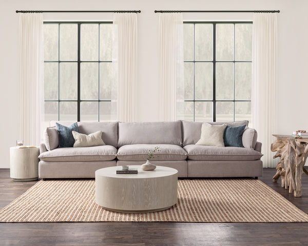 Caplan 3-Piece Modular Sectional in Elite-Gray