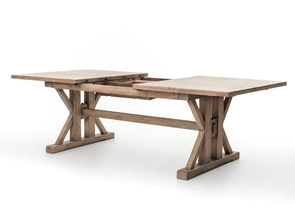 Florence Extension Dining Table-Sundried Wheat