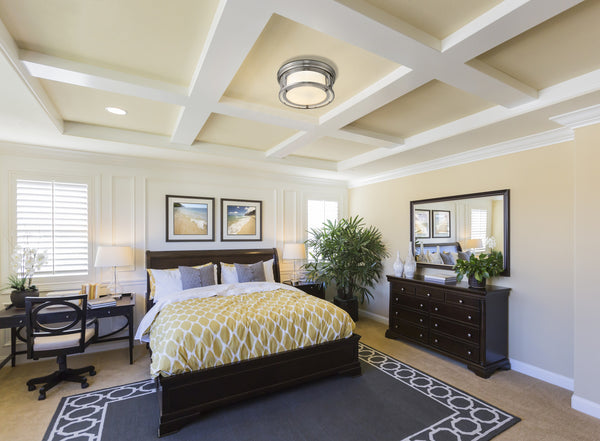 Willow 3 Light Flush Mount in Brushed Nickel Finish