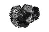 Flower Wall Art, Smallall, Black, Metal
