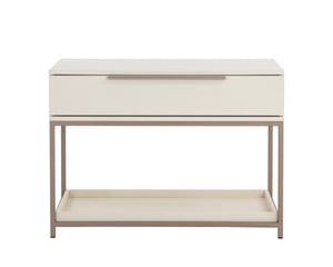 REBEL NIGHTSTAND - LARGE - CHAMPAGNE GOLD - CREAM