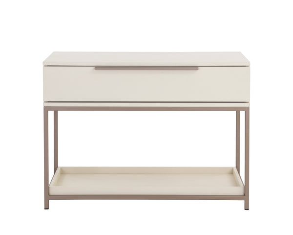 REBEL NIGHTSTAND - LARGE - CHAMPAGNE GOLD - CREAM
