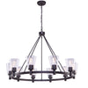 Clarence AC10760OB Chandelier in Oil Rubbed Bronze