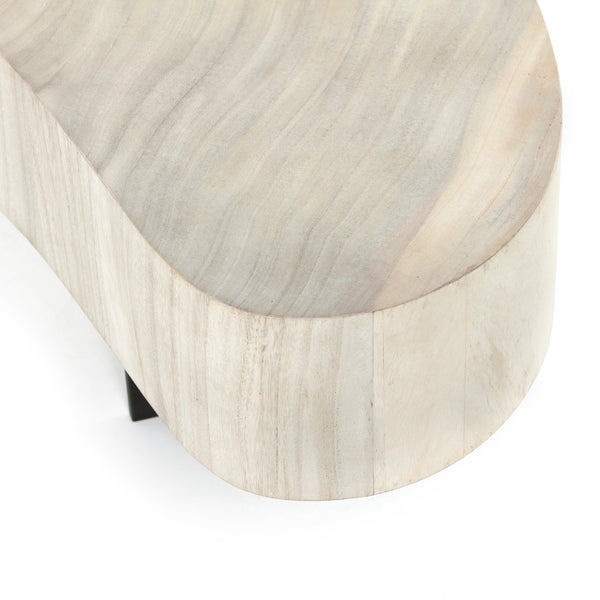 Avett Coffee Table Tall Piece In Bleached