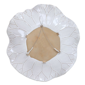 Abella Ceramic Wall Décor In White