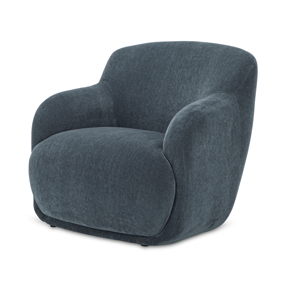 Moe's Stevie Lounge Chair in Slate Blue