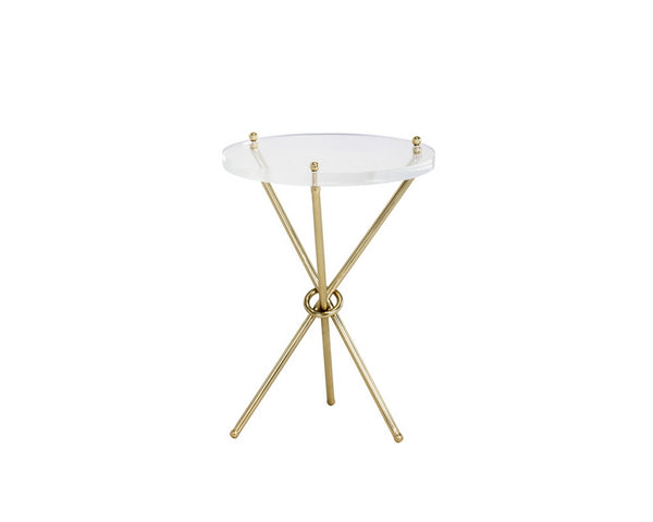 CHER SIDE TABLE - BRASS